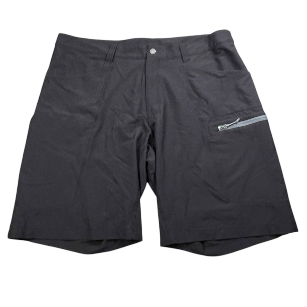 The North Face Men 40 Black 10" Inseam Nylon Cargo Short Hiking Outdoor Gorpcore